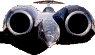 ThrustSSC head-on